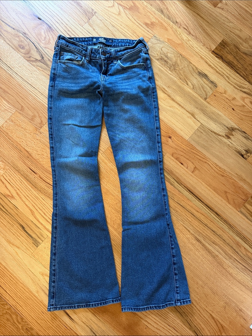 Hollister Dark Blue Flared Jeans